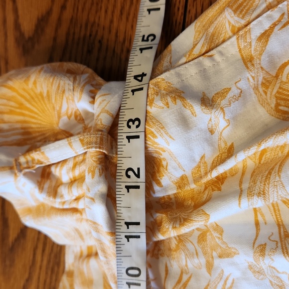 Ophelia Roe,  NWT,  Women's Shorts, Size 1x, White and yellow 💛 - Picture 6 of 8